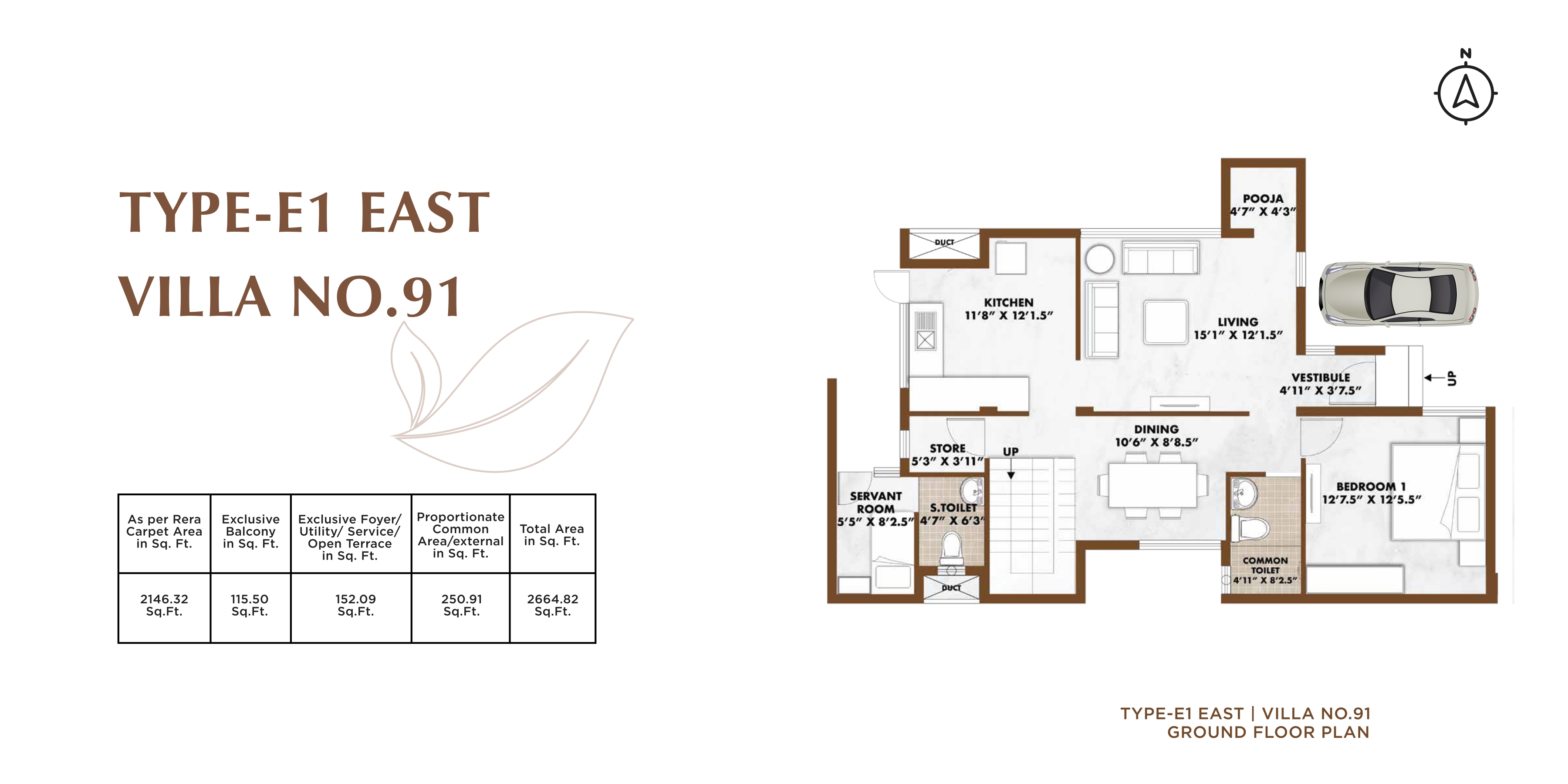 5 BHK Villa Floor Plan 5